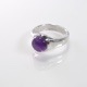 アメジスト　シルバーリング