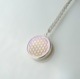 虹色に輝くフラワーオブライフ　15mm ネックレス
