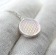 虹色に輝くフラワーオブライフ　15mm ネックレス