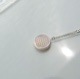 虹色に輝くフラワーオブライフ　15mm ネックレス