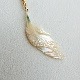 一点作品　夜光貝フェザーネックレス