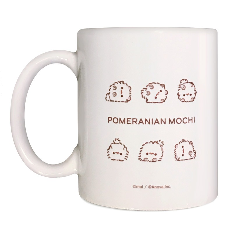 ポメラニアンもち マグカップ ポメラニアンもち エイノバキャラクターショップ