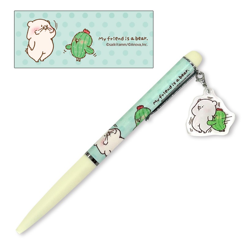 ともだちはくま チャーム付きボールペン ともだちはくま エイノバキャラクターショップ