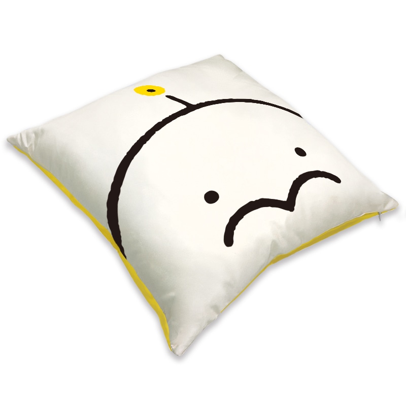 ぷりぷりうちゅうじん スクエアクッション | ぷりぷりうちゅうじん