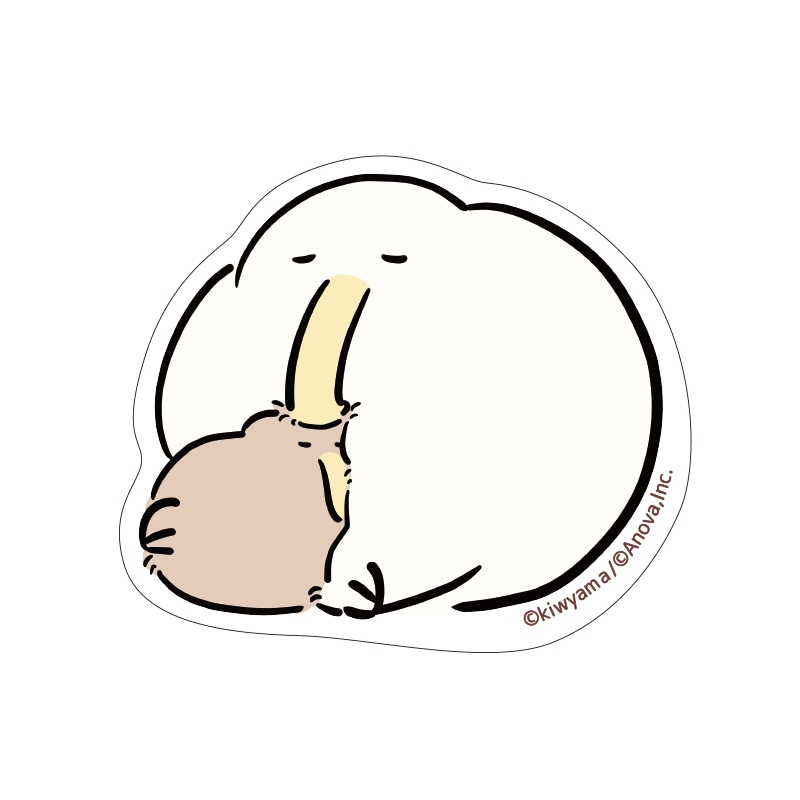 ゆるいキーウィ ステッカー（ベビーウィすい） | ゆるいキーウィ