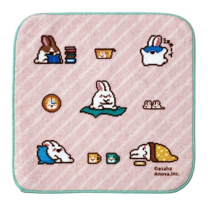 ドコドコうさぎ 今治製ミニタオル | ドコドコうさぎ | エイノバ