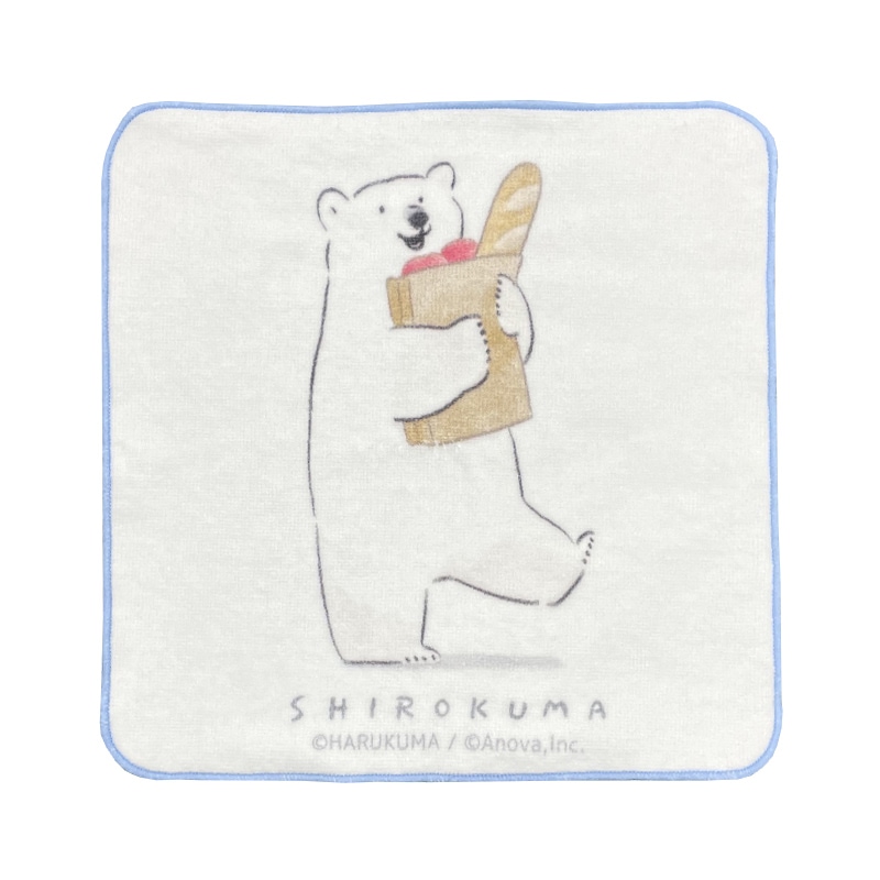 シロクマシンプル ミニタオル | シロクマシンプル | エイノバ