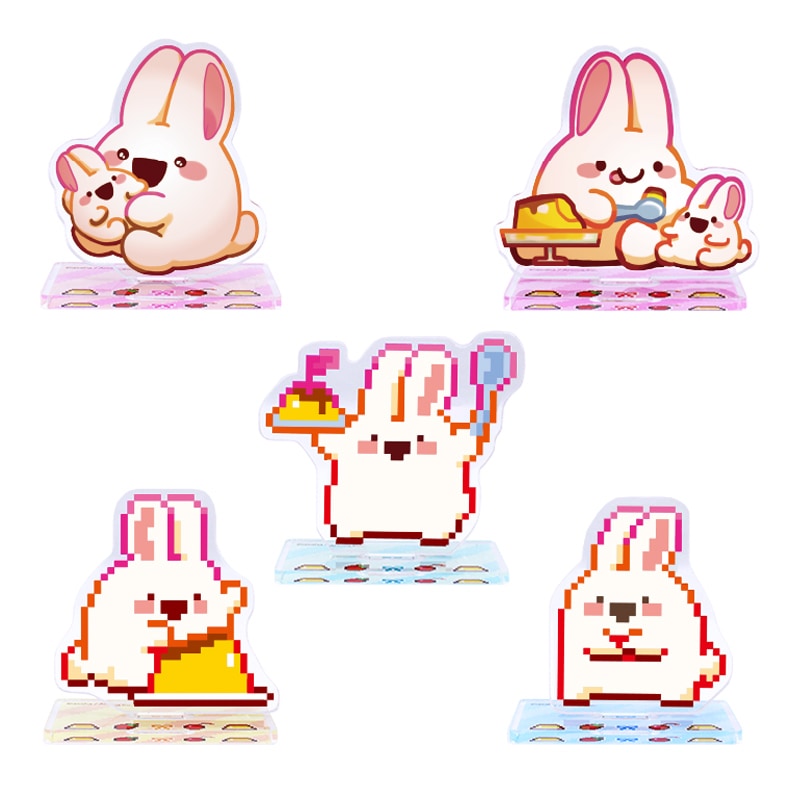 ドコドコうさぎ ブラインドアクリルスタンド（全5種） | ドコドコ