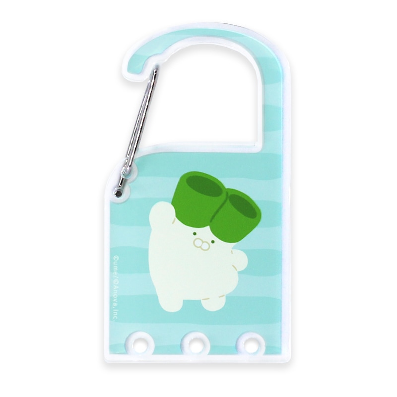 ネギうさぎ アクリルカラビナ | ネギうさぎ | エイノバキャラクター