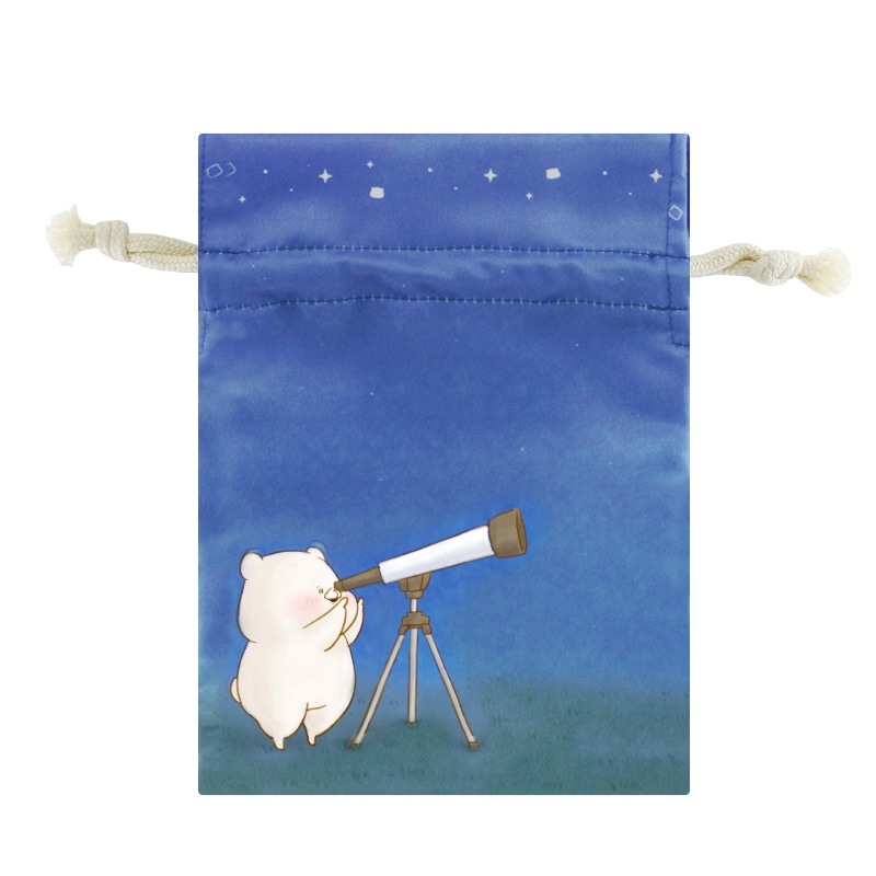 ともだちはくま 巾着（ぼうえんきょう） | ともだちはくま | エイノバ