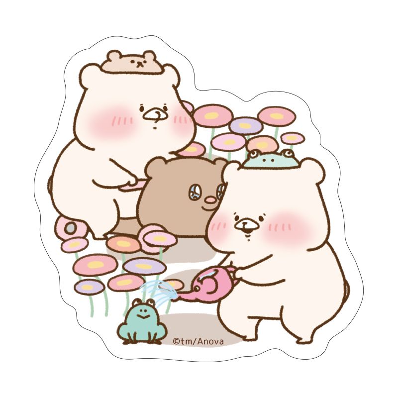 ともだちはくま　ステッカー ともだちはくま ステッカー（お庭） | ともだちはくま | エイ