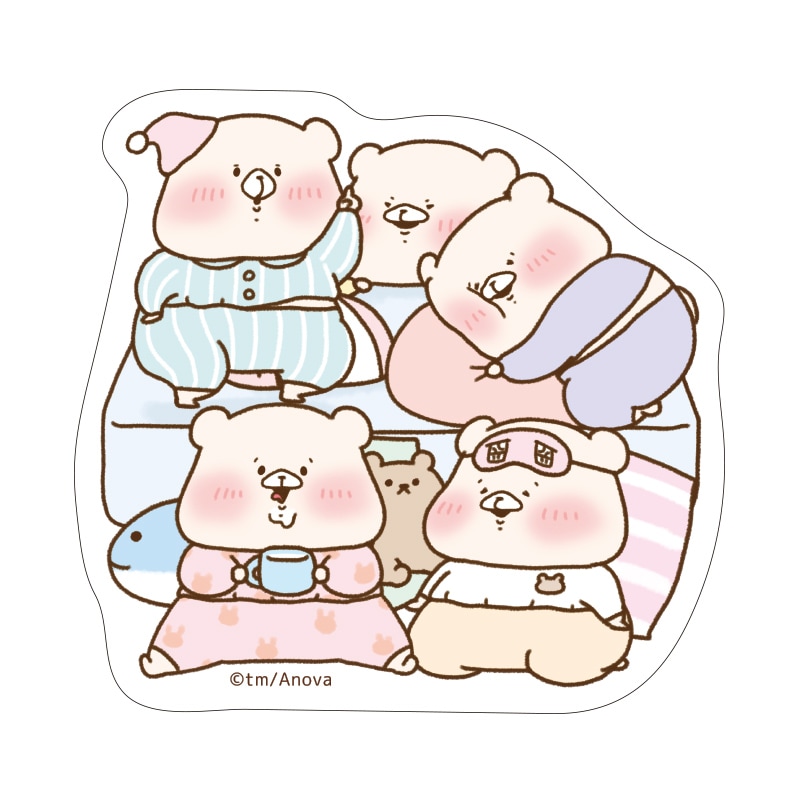 ともだちはくま ステッカー（寝室） | ともだちはくま | エイノバ