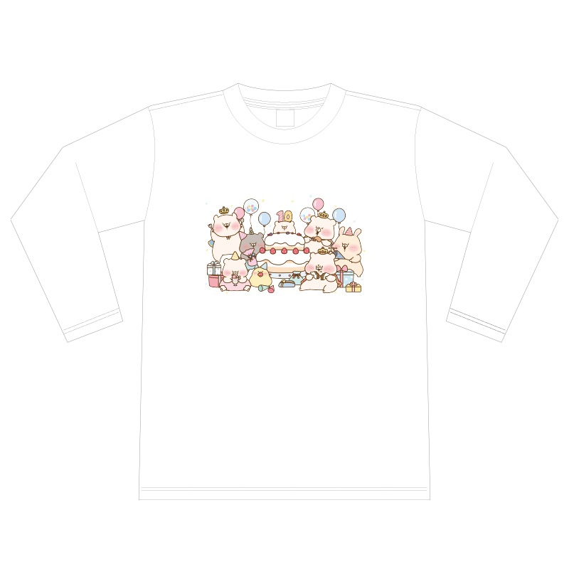 ともだちはくま Tシャツ パーカー ロングTシャツ ともだちはくま ロングTシャツ（10th Anniversary） | ともだちはくま