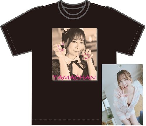 桜キュイン オリジナル Tシャツ プリントサイン入り パチンコ ライター ガイド 桜キュイン オリジナル Tシャツ プリントサイン入り パチンコ