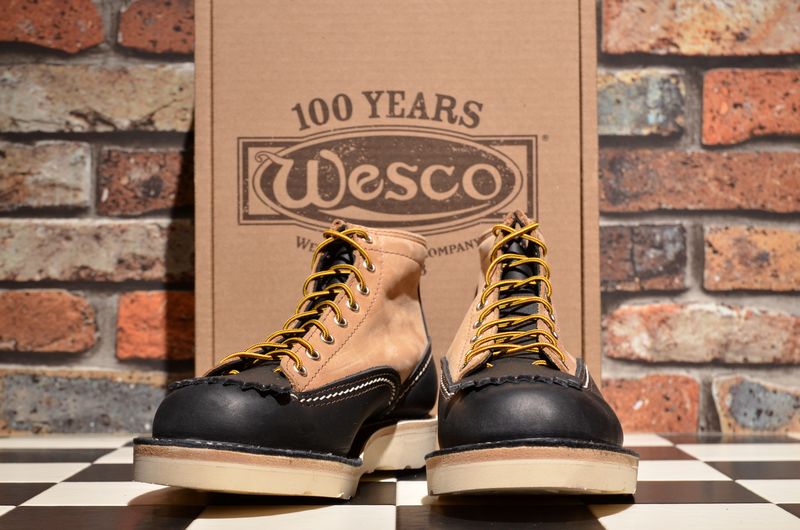 Wesco ウエスコ ジョブマスター 7.0E ブラック×バーラップ 6