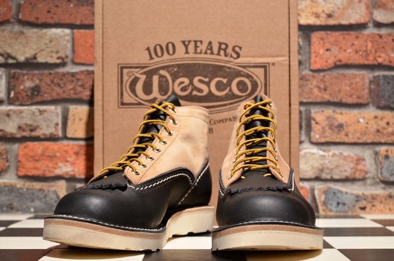 ウエスコ　ジョブマスター　8.5 Wesco ウエスコ ジョブマスター 8.5E ブラック×バーラップ 6