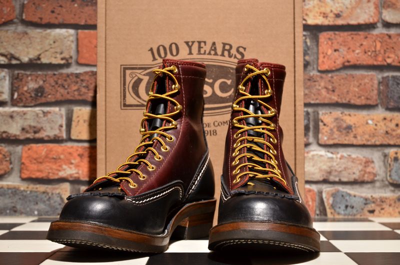 Wesco ウエスコ ジョブマスター 9.0E ブラック タイ×バーガンディー 8