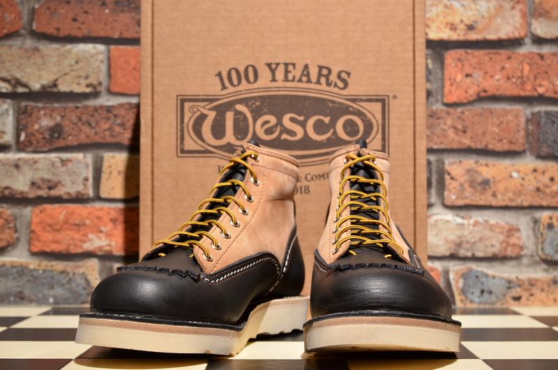 Wesco ウエスコ ジョブマスター 8.5E ブラック×バーラップ 6