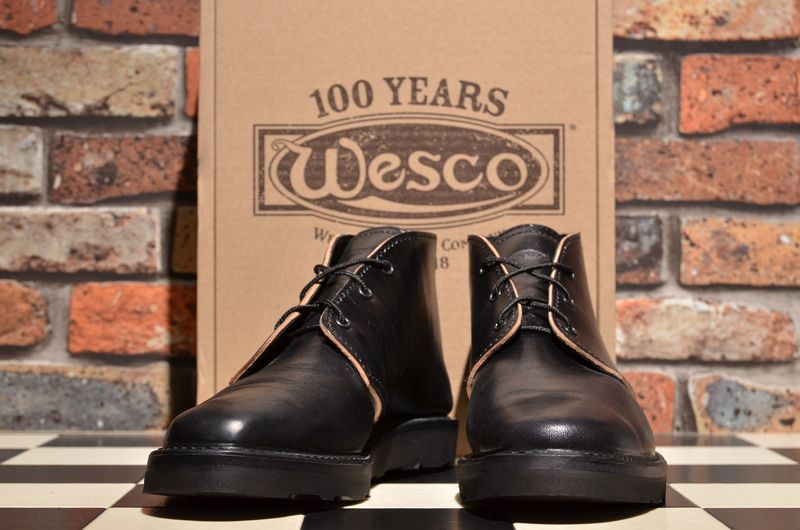 WESCO　チャッカブーツ オーダーメイド】CHUKKA Black Rough Out #100sole - WESCO
