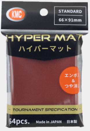 KMC　STANDARD　ハイパーマット　レッド　64pcs.
