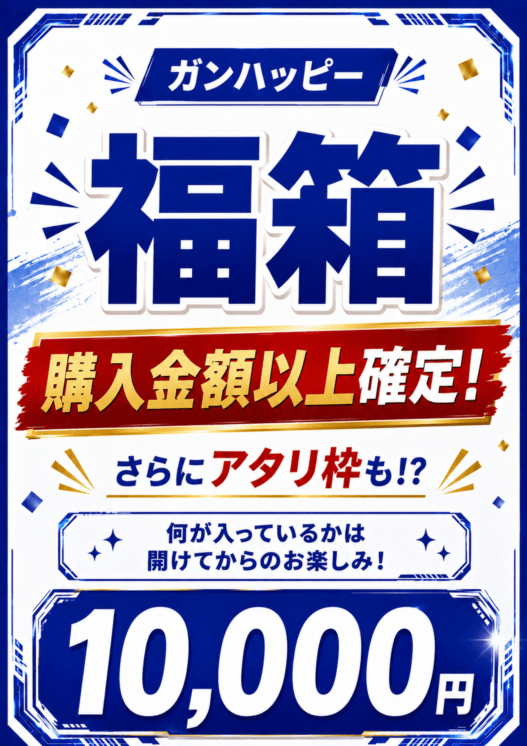 ガンハッピー補給コンテナ福箱 10,000円