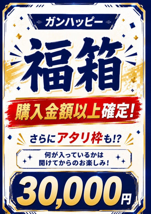 ガンハッピー補給コンテナ福箱 30,000円