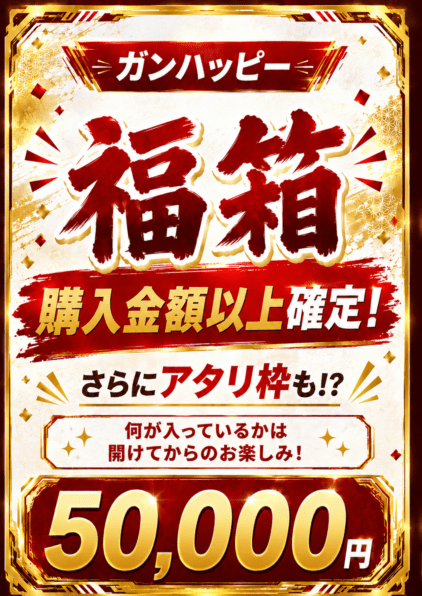 ガンハッピー補給コンテナ福箱 50,000円