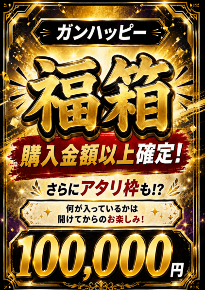 ガンハッピー補給コンテナ福箱 100,000円