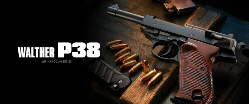 【東京マルイ】ワルサー P38｜エアーハンドガン｜10才以上｜ホップアップ｜装弾数15発｜No.2｜4952839134325