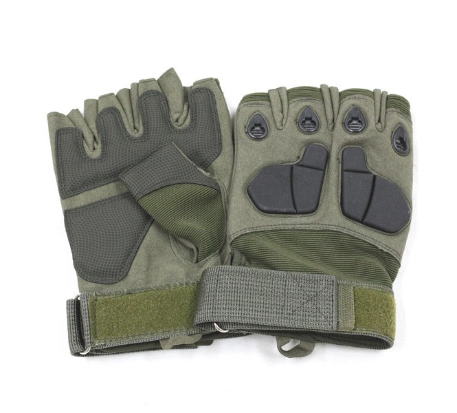 NBGLOVE07ODHM ハーフフィンガー　アサルトグローブ OD　Mサイズ