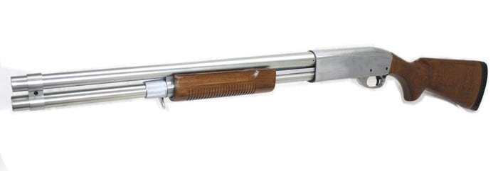 S&TSPG06SV　S&T M870 ロング リアルウッド エアーショットガン SV