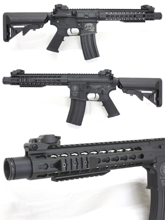 エアガン(電動)S＆T M4キーモッド10インチ S&T M4 Keymod 10インチ スポーツライン 電動ガン BK【180日間安心保証