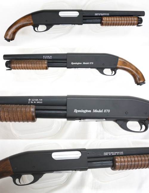S&T M870 ソードオフ リアルウッド エアーショットガン | メーカー別