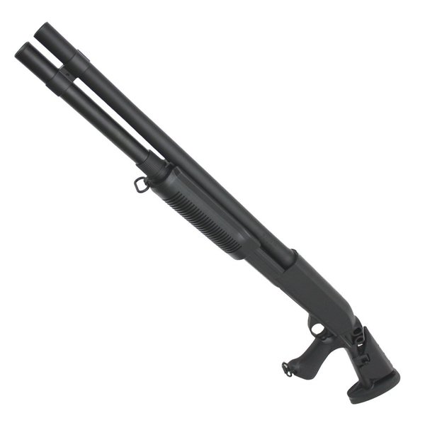 その他 m870 CYMA M870 ロング リトラクタブルストック フルメタルショットガン