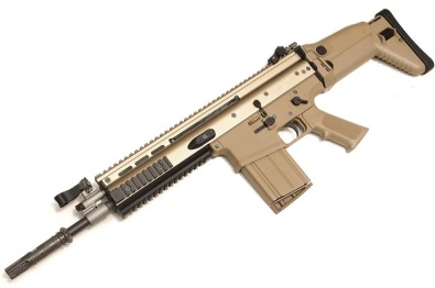 WE-TECH SCAR-H ガスブローバック TAN