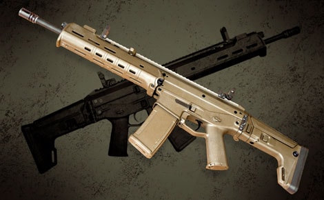 KSC　PTS MASADA ガスブローバックライフル TAN