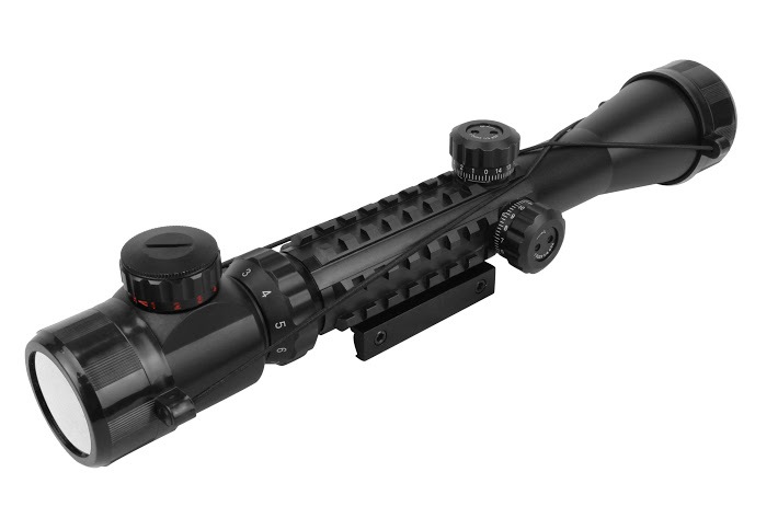 【6月17日入荷】UFC EG Tri Rail イルミネートスコープ BK 3-9x40