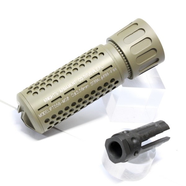 QDCサプレッサー型　トレーサー UFC KAC QDC CQB サプレッサー TAN/3Pハイダー ≪14mm-≫ | 外装パーツ
