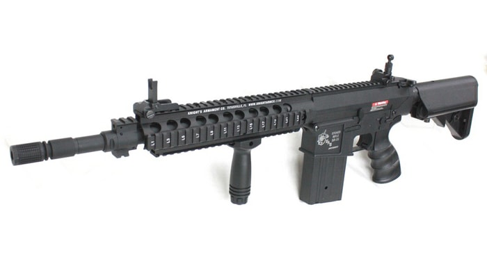 新品 電動ガン MATRIX製 SR-25K ブラック MATRIX KAC SR-25K フルメタル電動ガン BK | すべての商品 | | GUNMALL