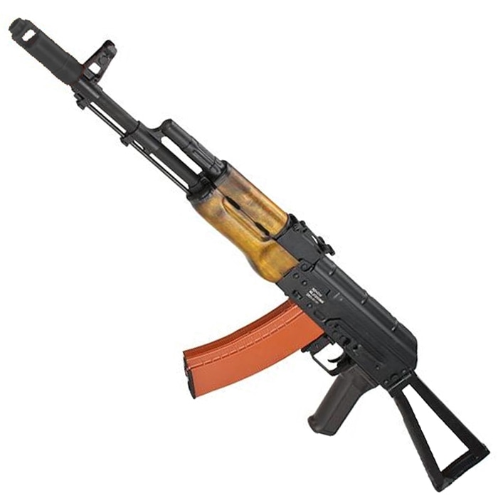 CYMA AKS-74Nリアルウッド フルメタル電動ガン スケルトンストック【180日間安心保証つき】