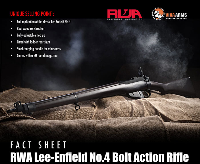 Red Wolf AIRSOFT　Lee Enfield No.4 エアコッキングライフル