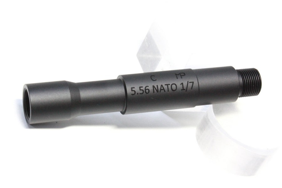 【決算セール】UFC エクステンション アウターバレル M4 4インチ(14mm->14mm-)BK