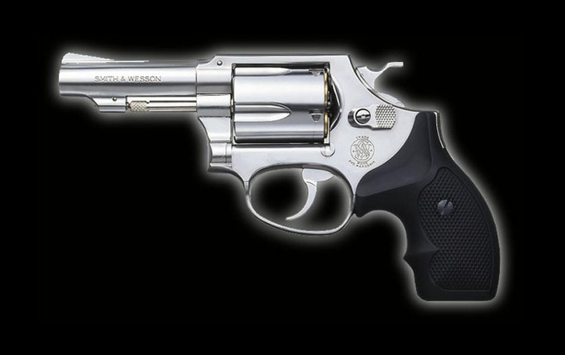 マルシン S&W M60チーフSP/Xカートリッジ/SV 3インチ/木製グリップ