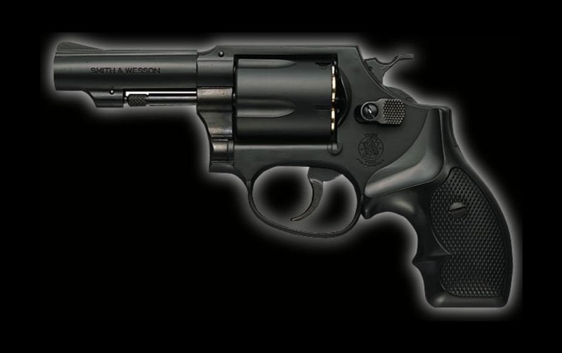 マルシン S&W M36チーフSP/Xカートリッジ/マットブラックABS 3インチ/木製グリップ