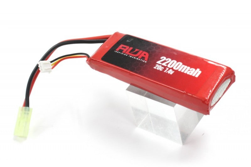 【メーカー別セール・その他海外製品】RWA 7.4V 2200mAh 20c ミニタイフ゜ Lipoハ゛ッテリー