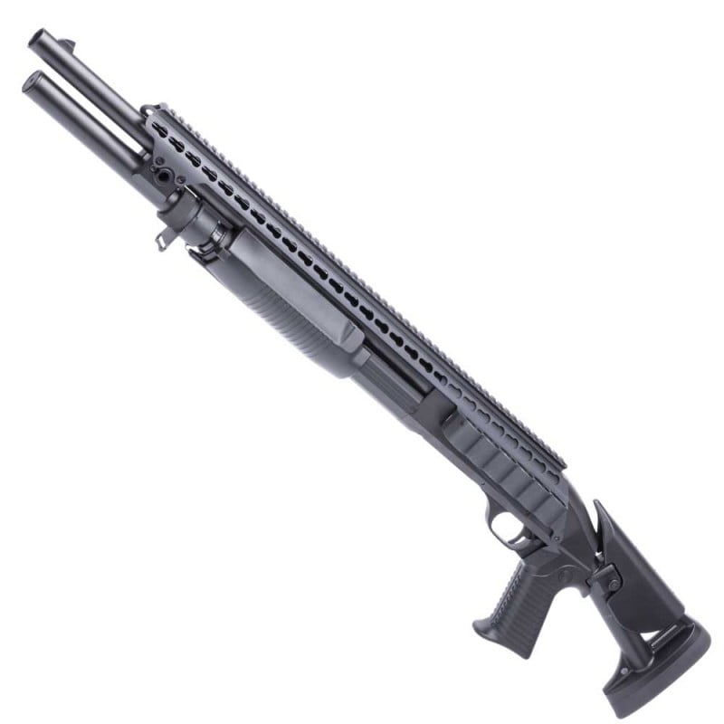 CYMA ベネリ M3 ロング Tac. Rストック フルメタルショットガン BK