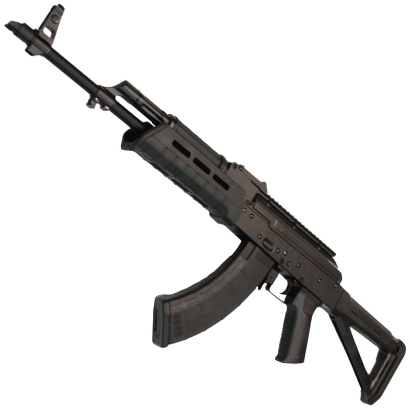 【メーカー別セール・CYMA】CYMA M-STYLE AKM M-STOCK フルメタル電動ガン BK【180日間安心保証つき】