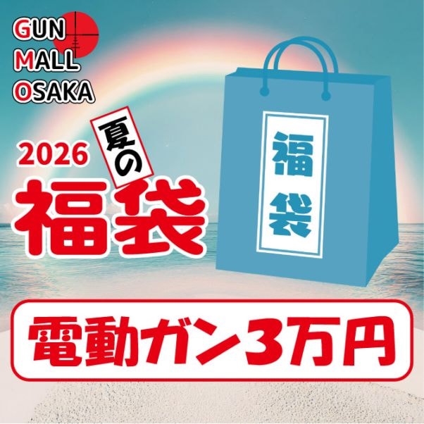 【夏の福袋】電動ガン福袋 3万円 長物電動ガン 全2丁入り 関連アイテム多数封入 18歳以上用