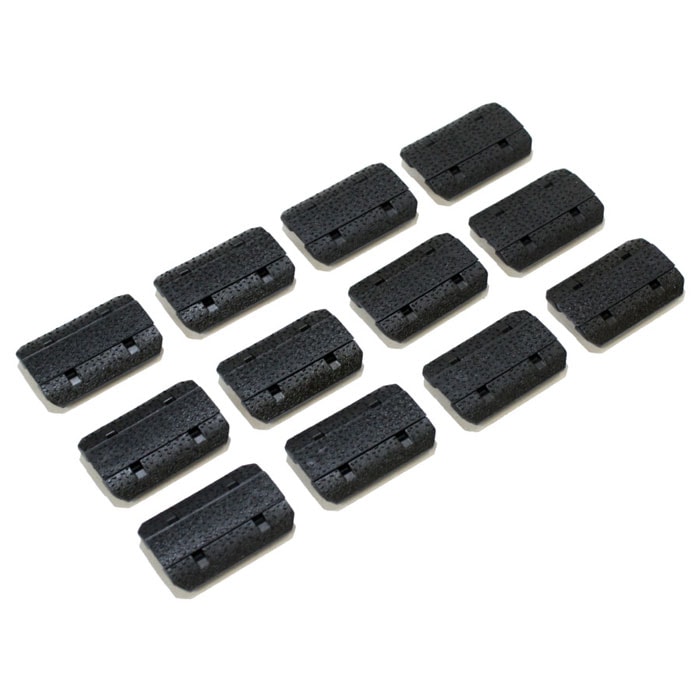 M-STYLE T2 KEYMOD レールカバー 12Pcs BK