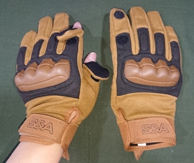 S&A 4000 ﾀｸﾃｨｶﾙｸﾞﾛｰﾌﾞ TAN (各サイズあり)